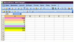 excel template